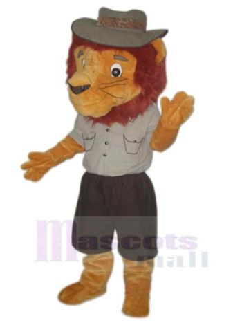 Löwe maskottchen kostüm