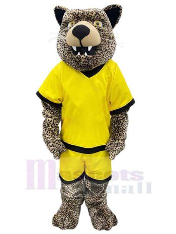 Leopard maskottchen kostüm