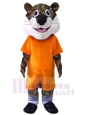 Leopard maskottchen kostüm