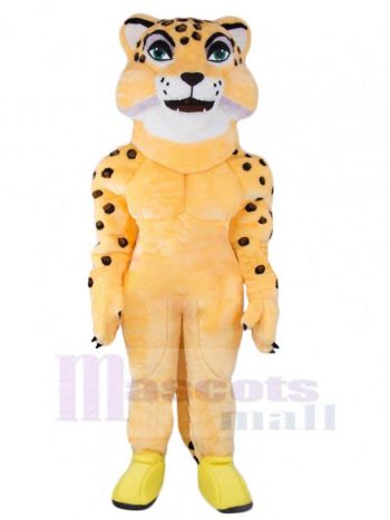 Leopard maskottchen kostüm
