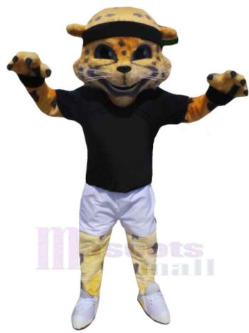 Leopard maskottchen kostüm