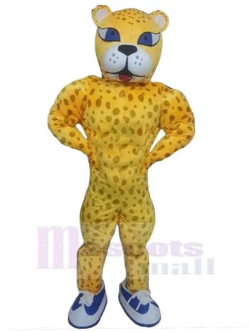 Leopard maskottchen kostüm