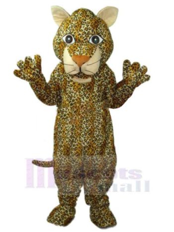 Leopard maskottchen kostüm