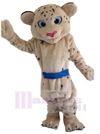 Leopard maskottchen kostüm