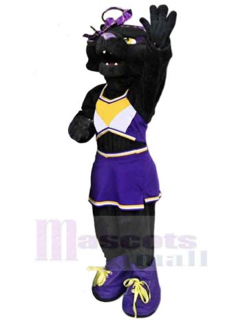 Panther maskottchen kostüm
