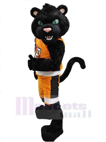 Panther maskottchen kostüm