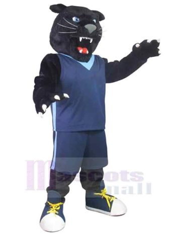 Panther maskottchen kostüm