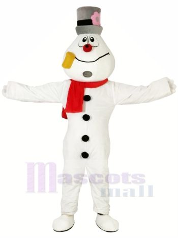 Lustig Schneemann Maskottchen Kostüme Karikatur Weihnachten Weihnachten