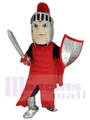 Ritter maskottchen kostüm