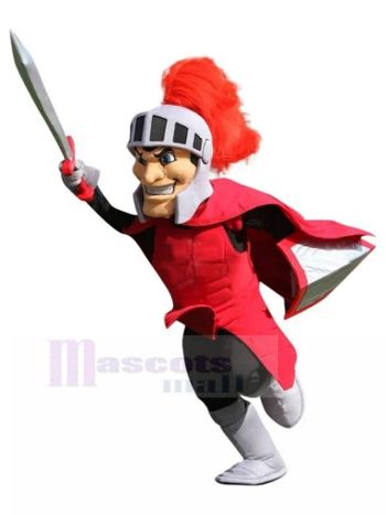 spartanisch ritter maskottchen kostüm