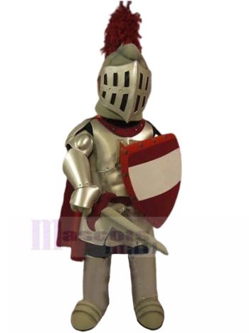 spartanischer ritter maskottchen kostüm