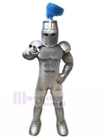 templer ritter maskottchen kostüm
