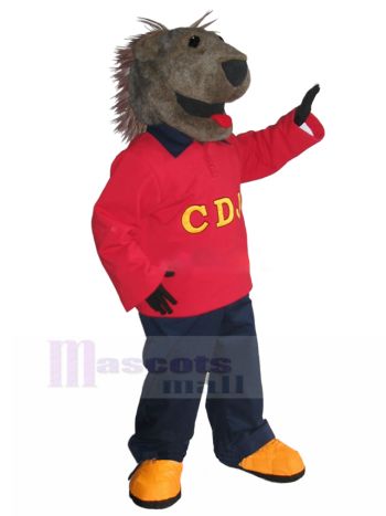 Stachelschwein maskottchen kostüm