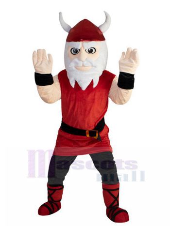 wikinger maskottchen kostüm