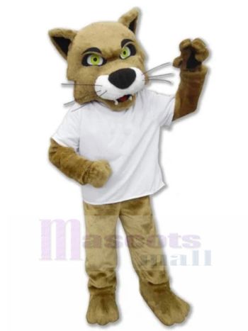 wildkatze maskottchen kostüm