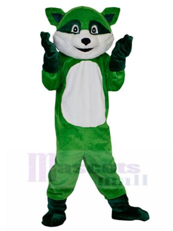 Waschbär maskottchen kostüm