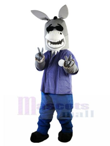 Esel maskottchen kostüm