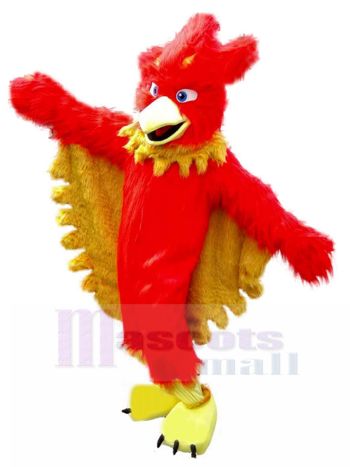 Vogel maskottchen kostüm
