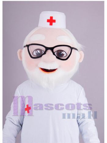 Arzt maskottchen kostüm