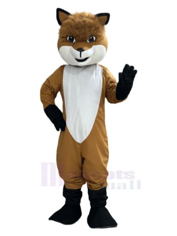 Süßer pelziger Fuchs Maskottchen Kostüm Tier