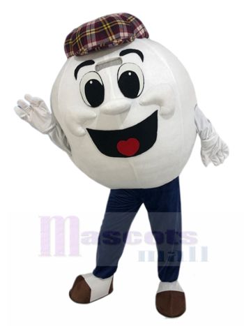 Golfball maskottchen kostüm
