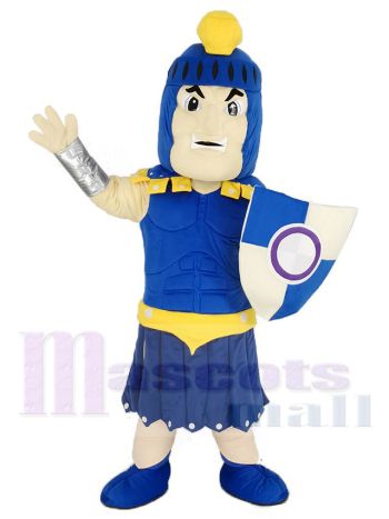 Blau Stark Titan Spartan Maskottchen Kostüm Menschen