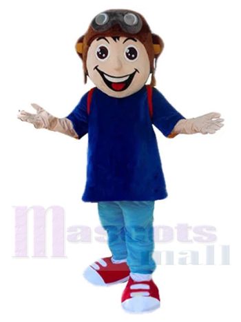 Pilot maskottchen kostüm