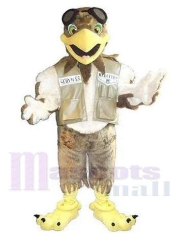 Pilot Adler maskottchen kostüm