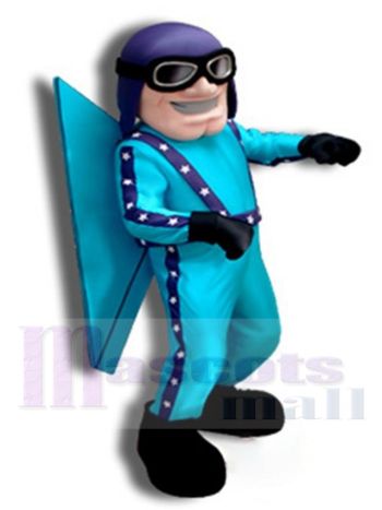Pilotin maskottchen kostüm