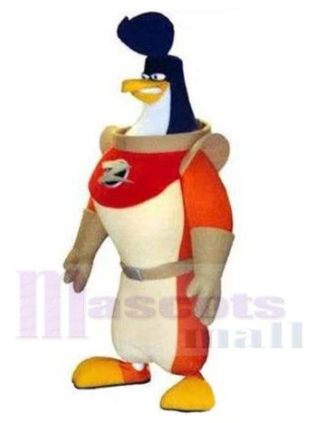 Astronaut Pinguin maskottchen kostüm