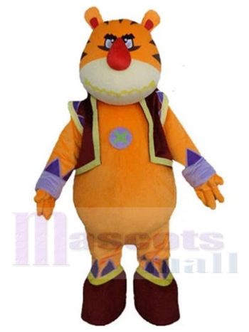 Tiger maskottchen kostüm