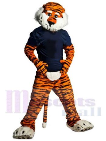 Tiger maskottchen kostüm