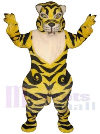 Tiger maskottchen kostüm