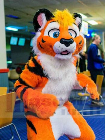 Tiger maskottchen kostüm