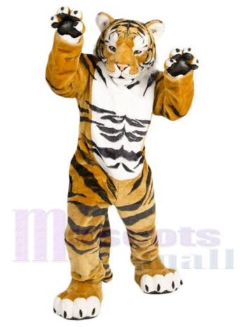 Tiger maskottchen kostüm