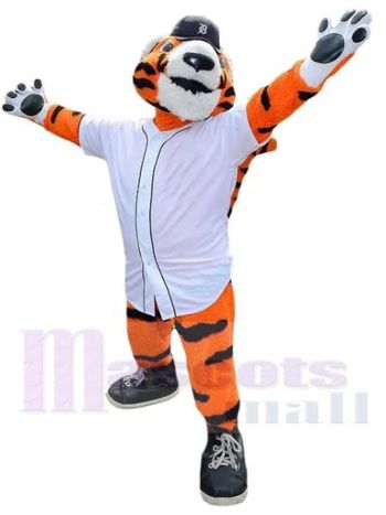 Tiger maskottchen kostüm