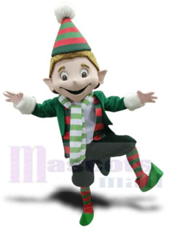 Elf maskottchen kostüm