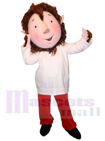 Elf maskottchen kostüm