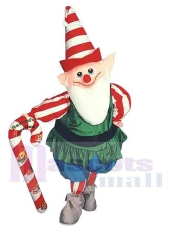 Elf maskottchen kostüm
