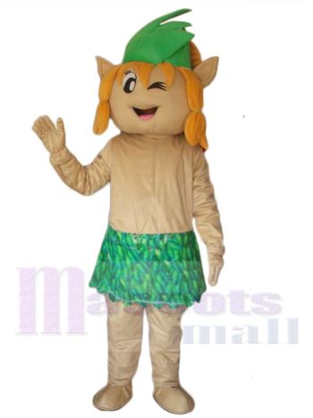 Elf maskottchen kostüm