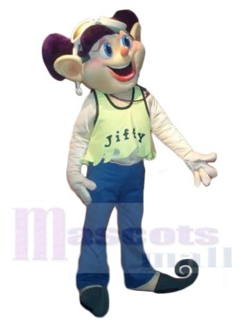 Elf maskottchen kostüm