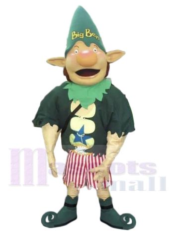 Elf maskottchen kostüm