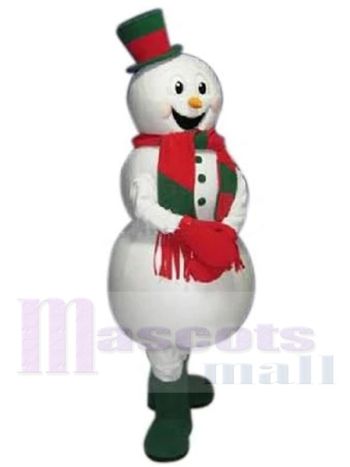 Schneemann maskottchen kostüm