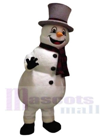 Schneemann maskottchen kostüm