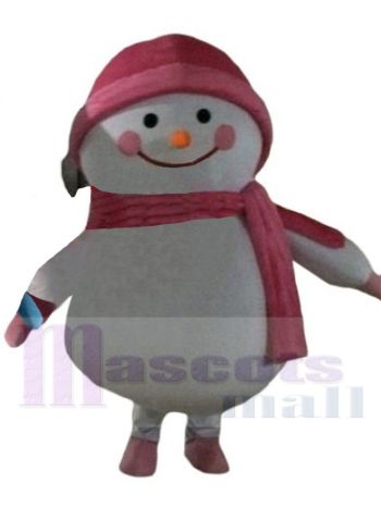 Schneemann maskottchen kostüm