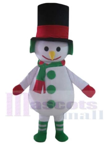 Schneemann maskottchen kostüm