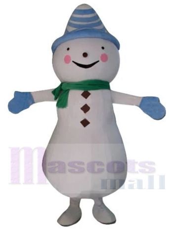 Schneemann maskottchen kostüm