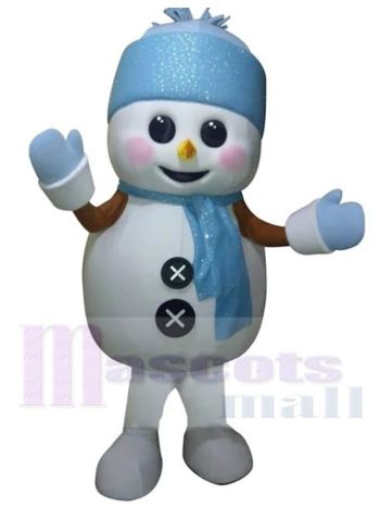 Schneemann maskottchen kostüm