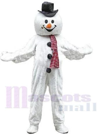 Schneemann maskottchen kostüm