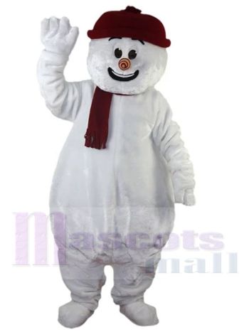 Schneemann maskottchen kostüm